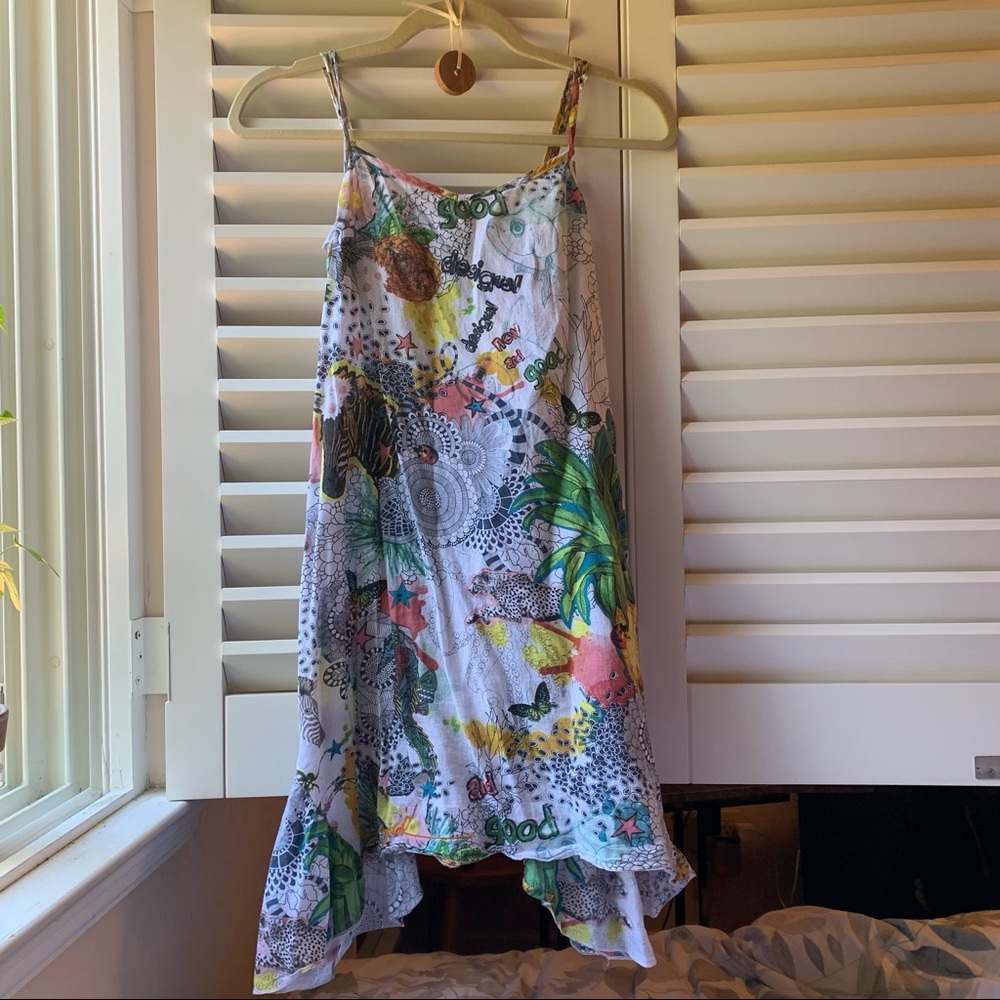 💫Desigual Colorful Print Girls Dress